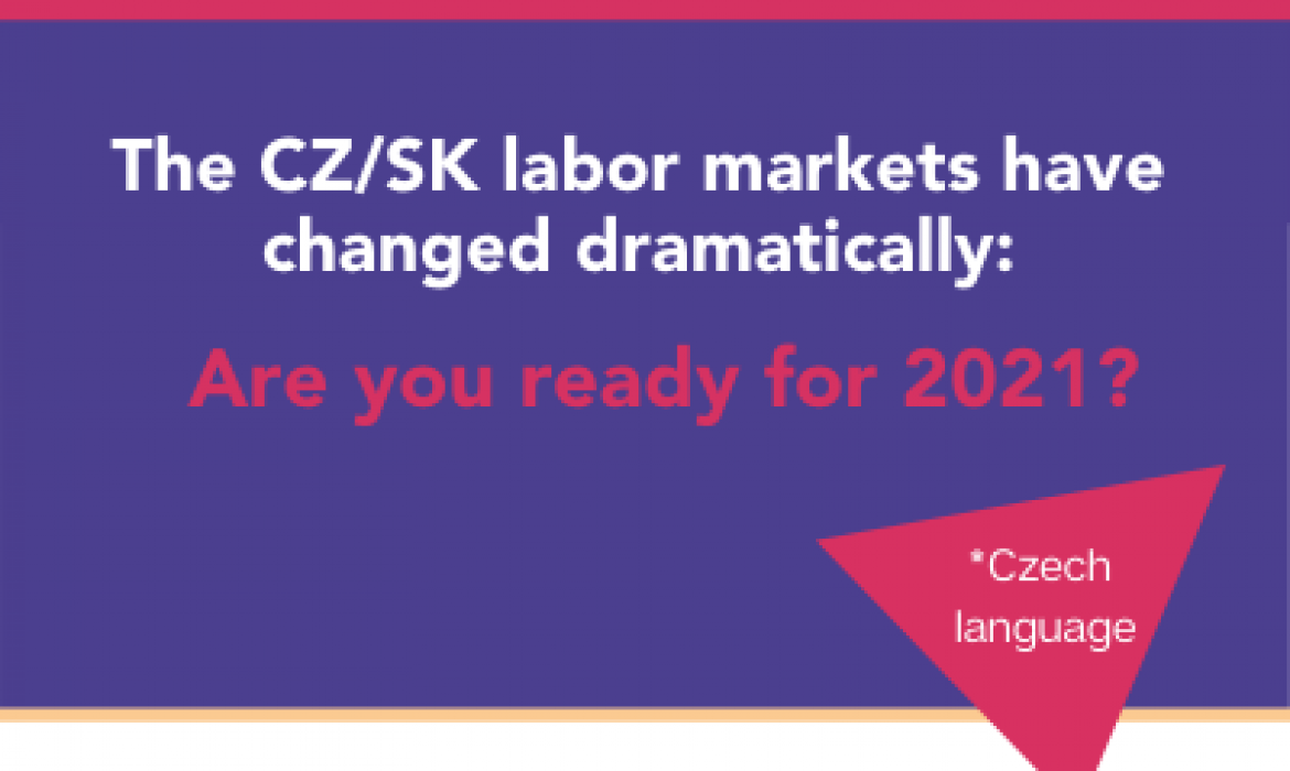 How has the pandemic changed the Czech and Slovak labor markets and what should we do to prepare for these changes in 2021?