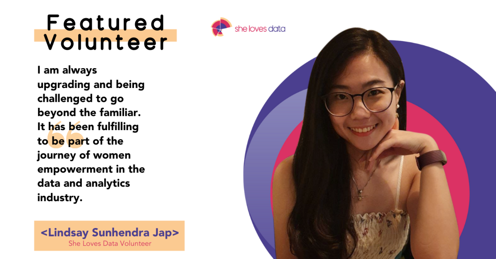 Featured Volunteer: Lindsay Sunhendra Jap